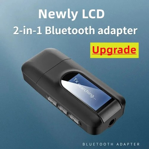 Ricevitore trasmettitore Bluetooth 5.0 Display LCD | RCA | per auto TV PC - Imagen 3 de 9