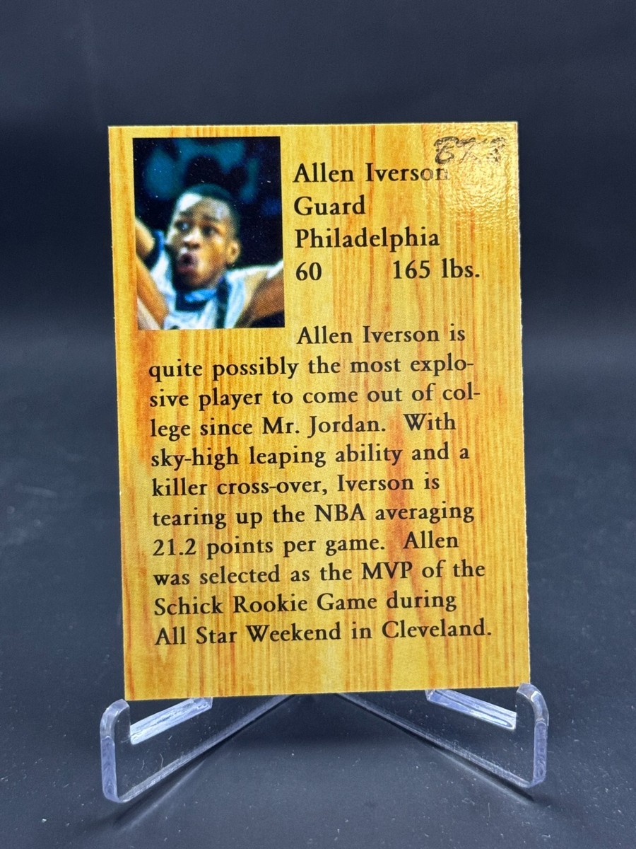 1996-97 Genuine Article Dream Picks Allen Iverson Card #BK2