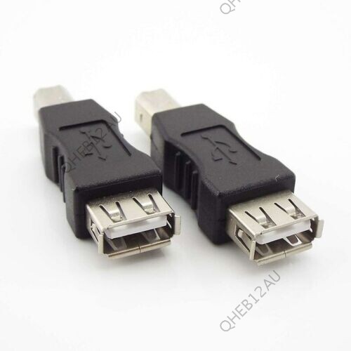 USB 2.0 Type A Female to Type B Male USB Printer Extension Adapter Converter 19H - Picture 4 of 10
