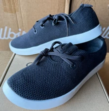 NEW ALLBIRDS TREE SKIPPER NAVY NIGHT BOAT SHOES WALKING GRAY LACES MENS SIZE 13