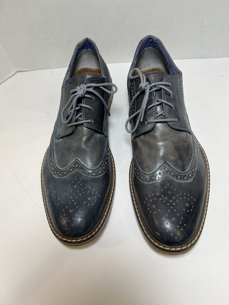 Ben Sherman Oxford Tie Up Dress Shoe Blue Size 12 | eBay display picture 2
