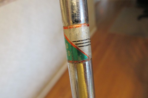 Wilson Pitching Wedge Harmonized LEFTY Vintage Original Long Leather Grip Nice - Picture 7 of 13