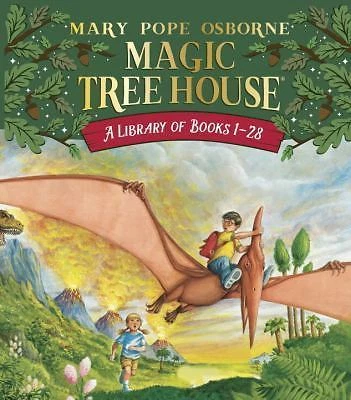 洋書 Magic Tree House: A Library of Books1-28 Magic Tree House Full Collection Box Set: Books 1-28 with Fact