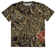NWT Realtree Men's 1986 Side Wrap Tee Max-5 Camo Camouflage T-Shirt Size L Large