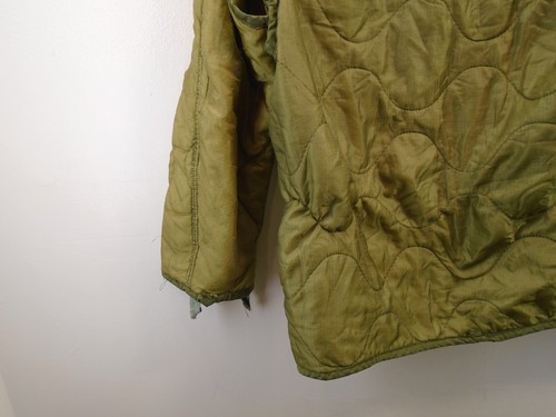 Chaqueta de Campo Militar de EE. UU. M65 M-65 Abrigo Clima Frío Delineador X-Smal 1984 156-D - Imagen 8 de 12