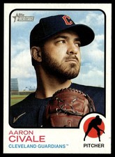 2022 Topps Heritage Aaron Civale #335