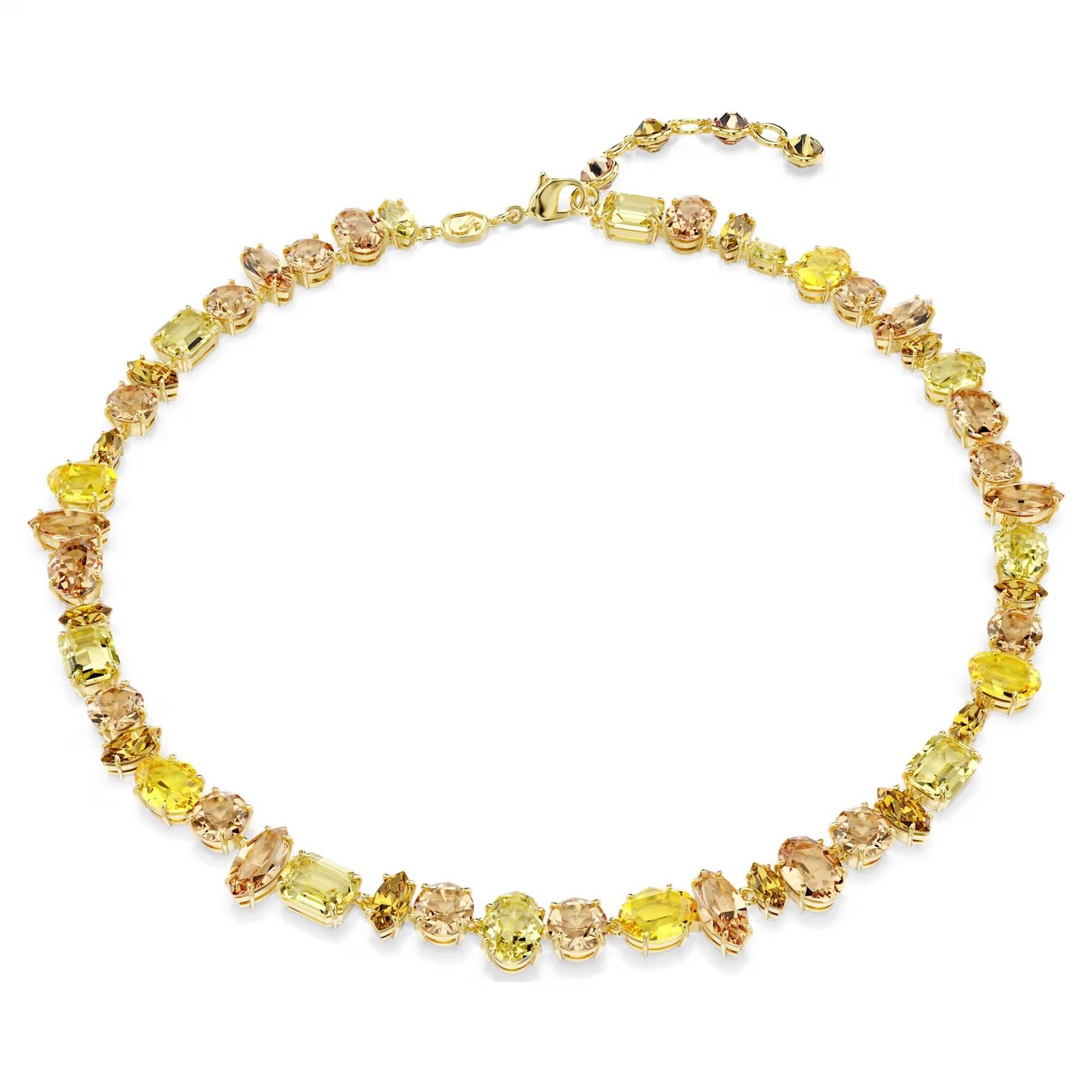 Collana Swarovski Gema 5718071 necklace Cristalli Multicolor Girocollo Dorata