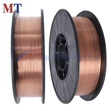 2 Pack  ER70S-6 .030" (0.8mm) Mild Steel MIG Welding Wire 11 Lbs Roll