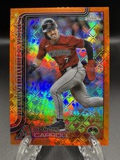 2025 Topps Chrome Logofractor Edition - Corbin Carroll Orange Logofractor /25