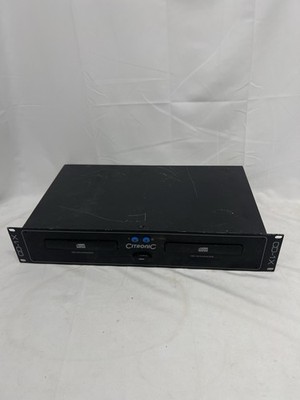 Citronic CD-1X Dual CD+G Karaoke Player Rack Halterung Audiogerät schwarz
