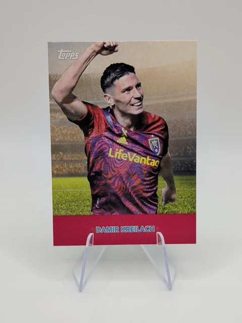 2022 Topps MLS Topps Damir Kreilach 22 Minis Red /10 #22M-12 Real Salt Lake RSL