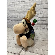 Vintage 1985 Plush Opus Penguin Christmas Reindeer Bloom County Dakin W Tags  