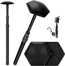 Portable Golf Travel Bag Support Pole, Aluminum Alloy Rod Golf Club Protector wi