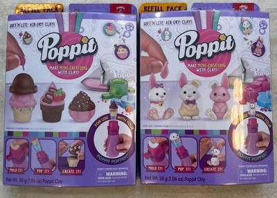 Poppit Popper Refill Pack - Poppit Mini Bunnies And Ice Cream