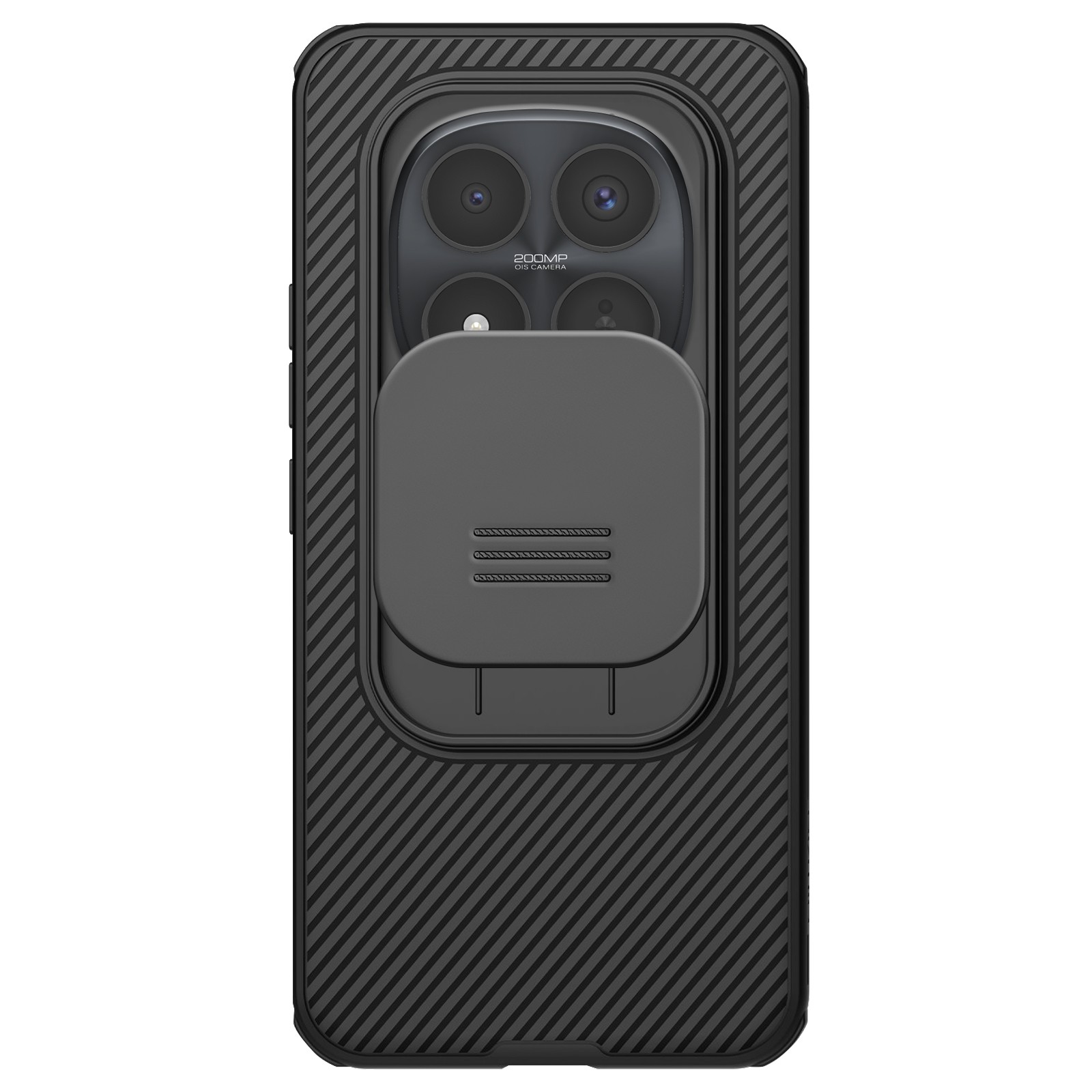 Protégez votre vie privée avec la coque Redmi Note 15 Pro Plus à clapet CamShield noir
