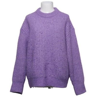 Zara, Strickpullover, Größe: M, Lila, Acryl/Alpakawolle/Elasthan/Polyester #yYB