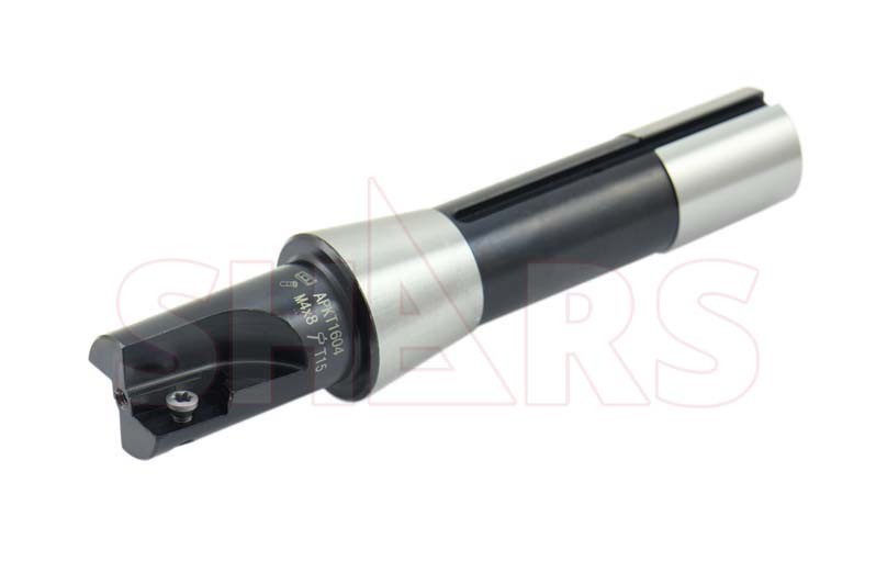 Shars 1" 90° Indexable Face End Mill R8 Arbor 2FL APKT Insert New P[