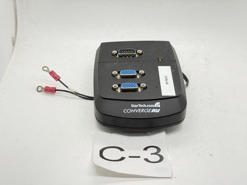 StarTech ST122W 2-Port VGA Video Splitter – Dual Monitor Display, ConvergeAV - 第 1/5 張圖片