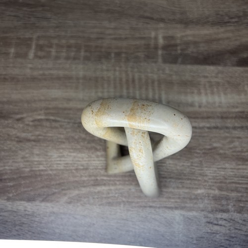 VTG Unique Geometric Smooth Soapstone Sculpture Hand Carved 3.5"Wx4"Lx6"H - Picture 7 of 12