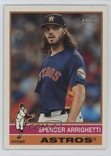 2025 Topps Heritage High Number SP Spencer Arrighetti #454 4d5