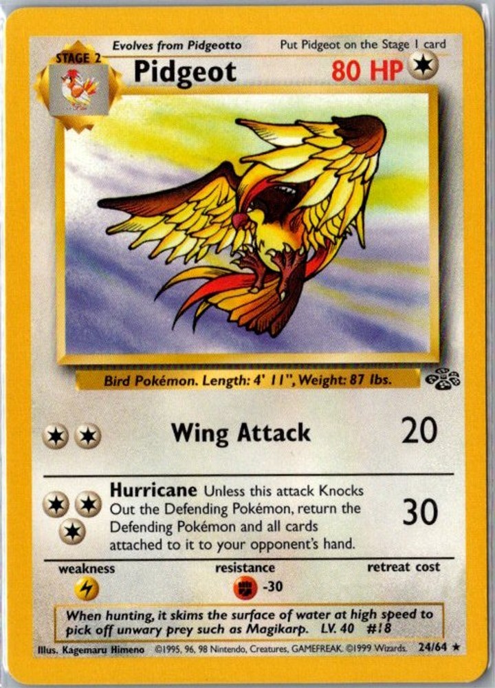 Pidgeot (24) [JU - 24/64] Lightly Played