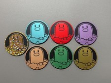 Pokemon TCG Diglett Rare Holo Plastic medal Chinese 151