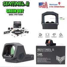 Sentinel Swampfox II Micro Reflex 1x20 3MOA Red Dot Sight RMSc Footprint