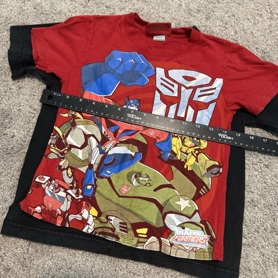 Lote Camiseta Gráfica Transformers Vintage Juvenil 4/5 y 6/7 Manga Corta Camión Foto 2 de 4