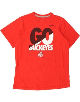 Nike Jungen Ohio State Buckeyes Grafik T-Shirt Oberteil 13-14 Jahre XL rot BR04
