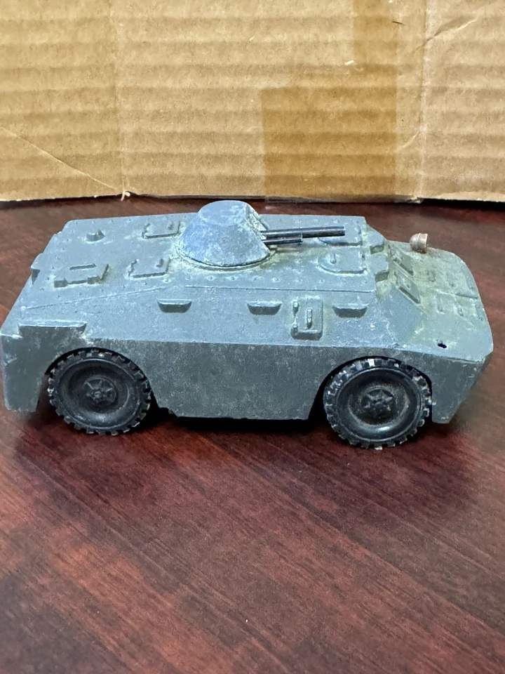 Juguete de metal ruso soviético vintage hecho por la URSS "BRDM" Foto 3 de 4