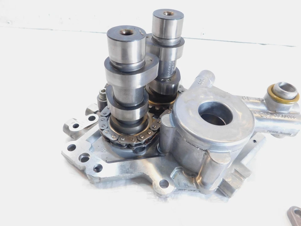 Harley Electra Glide Softail Dyna árbol de levas levas placa de soporte hidráulico bomba de aceite Foto 3 de 4