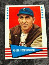 1961 Fleer Baseball Greats - Roger Peckinpaugh #132 NRMT /MT or better @QQ25