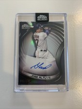 2022 Topps Chrome Black Jose Altuve Auto #1/199! Astros #CBA-JAL NM Encased