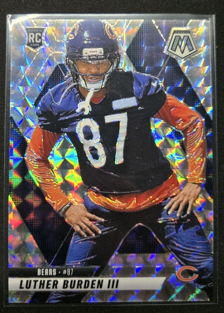2025 Panini Mosaic Football - Luther Burden III Silver Mosaic #383