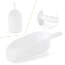 5 Pint Poultry Plastic Feed Scoops Chicken Feeder Scoop Shovel Spade Cups White