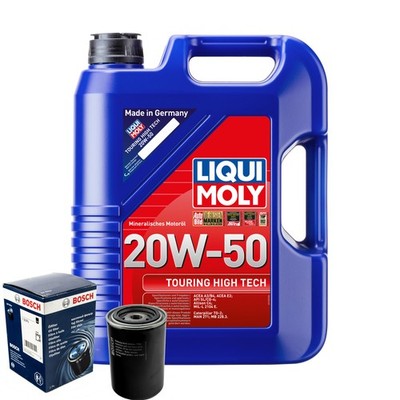 Motoröl 20W50 LIQUI MOLY Hightech 5L+BOSCH Ölfilter