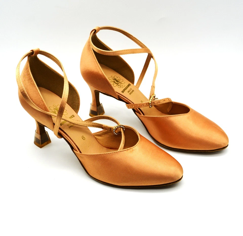 SUPADANCE 1208 Women's American Smooth Dance Shoes Size 6 (UK) 8 (US) 2.5" Heel - Image 3 of 4