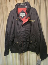 nwt Vtg. Slick 50 Racing Sportswear Black w/red Jacket 2XL HK  Zip Up Gas Oil