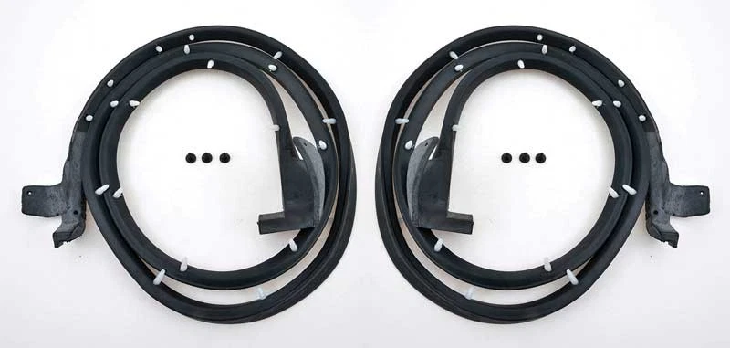 Impala GM 1965-68 tamaño completo; marco de puerta delantera sello de resistencia a la intemperie 4 puertas techo rígido Foto 4 de 4