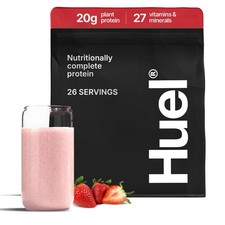 Huel Vegan Protein Powder  Strawberry  Complete Nutrition  20g Protein Pow...