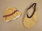 Barbie Fashion Add-Ons brown Hat & Purse #2462 #2458 accessories vtg Mattel 1978