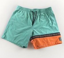 Billabong Men's Burleigh Layback 17" Boardshort Aqua Orange XL Swim Shorts