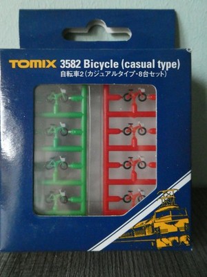 Tomix 3582   8 Fahrräder mit einem Korb Neu & OVP  Maßstab 1:150