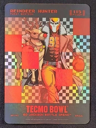 2026 Bo Jackson Battle Arena Tecmo Bowl Reindeer Hunter BIG PIXEL BRAWL