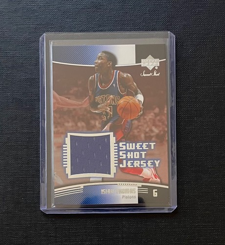 2004-05 Upper Deck Sweet Shot Jerseys Isiah Thomas (game used) #SSJ-IT Pistons