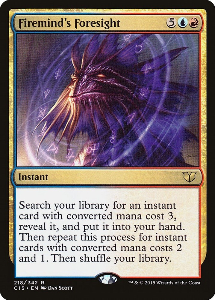 Firemind's Foresight [C15-218] NM | MTG
