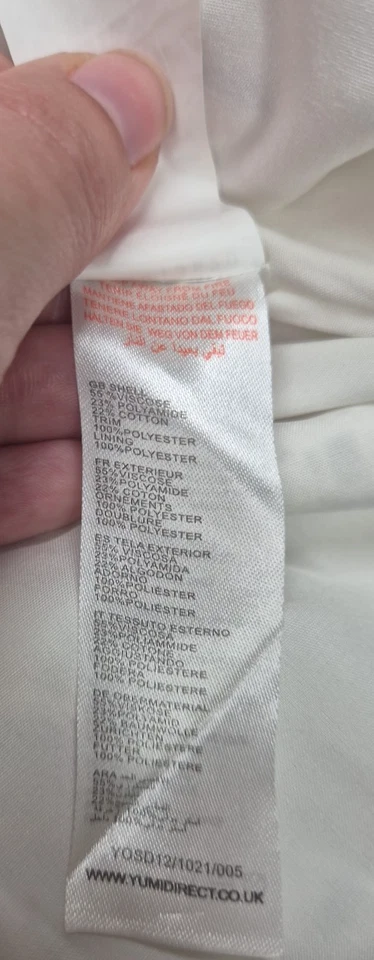 Yumi Dress Fit And Flare Skater Stripes Black And White Size: 10 - Image 3 of 4