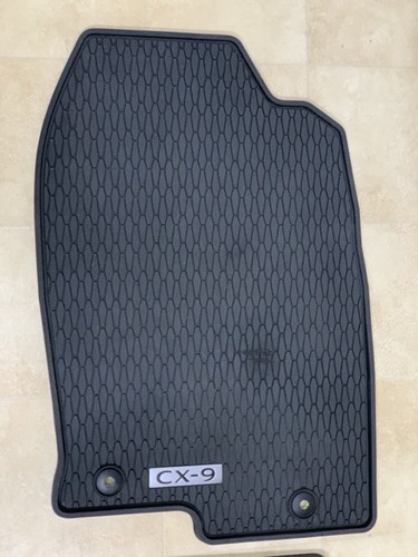 2022-2023 Mazda CX-9 All Weather Rubber Floor Mats 7-pc. w/Rear Captains Chairs - Foto 3 di 13