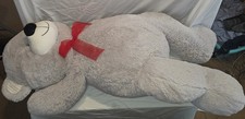 Hug Me Teddy Bear Grey jumbo size approximately 35"
