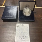 1996-P  1oz US American Silver Eagle $1 Dollar Proof Bullion Original Box & COA